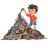 Grit Pile – Wall Decal